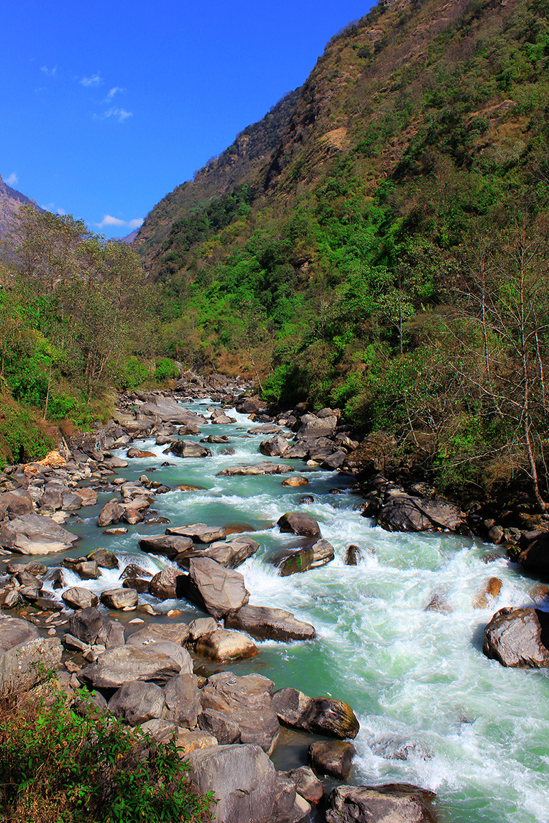 Bhotekoshi River in Nepal in a 2014 file photograph
