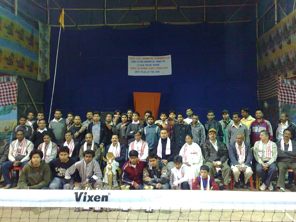 Badminton tournament in Assam in a file photograph