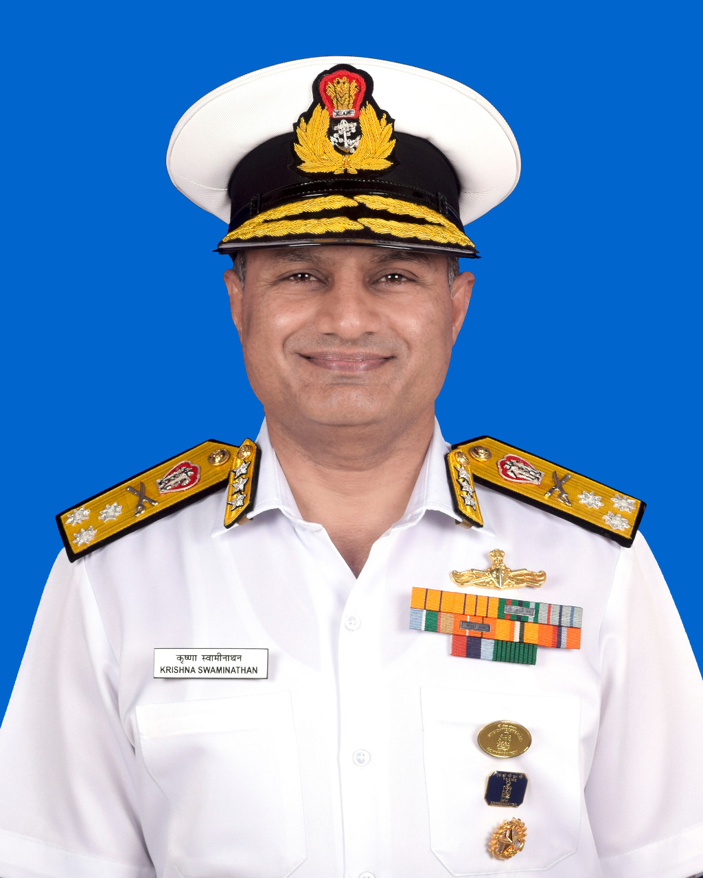 Admiral Krishna Swaminathan in a 2021 file portrait